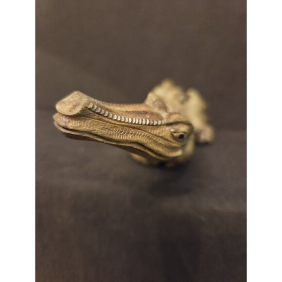 Vintage Driftwood Carved Alligator Wood - Picture 11 of 15